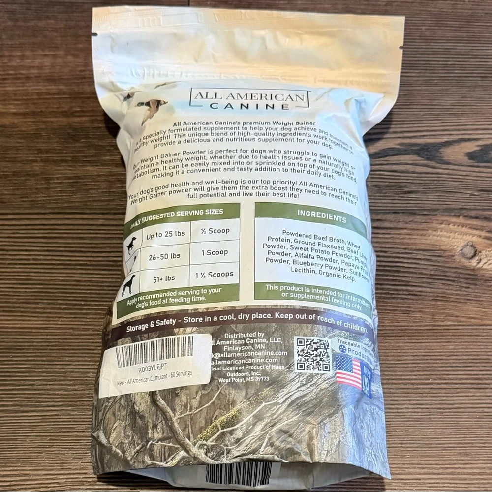 All American Canine Weight Gainer